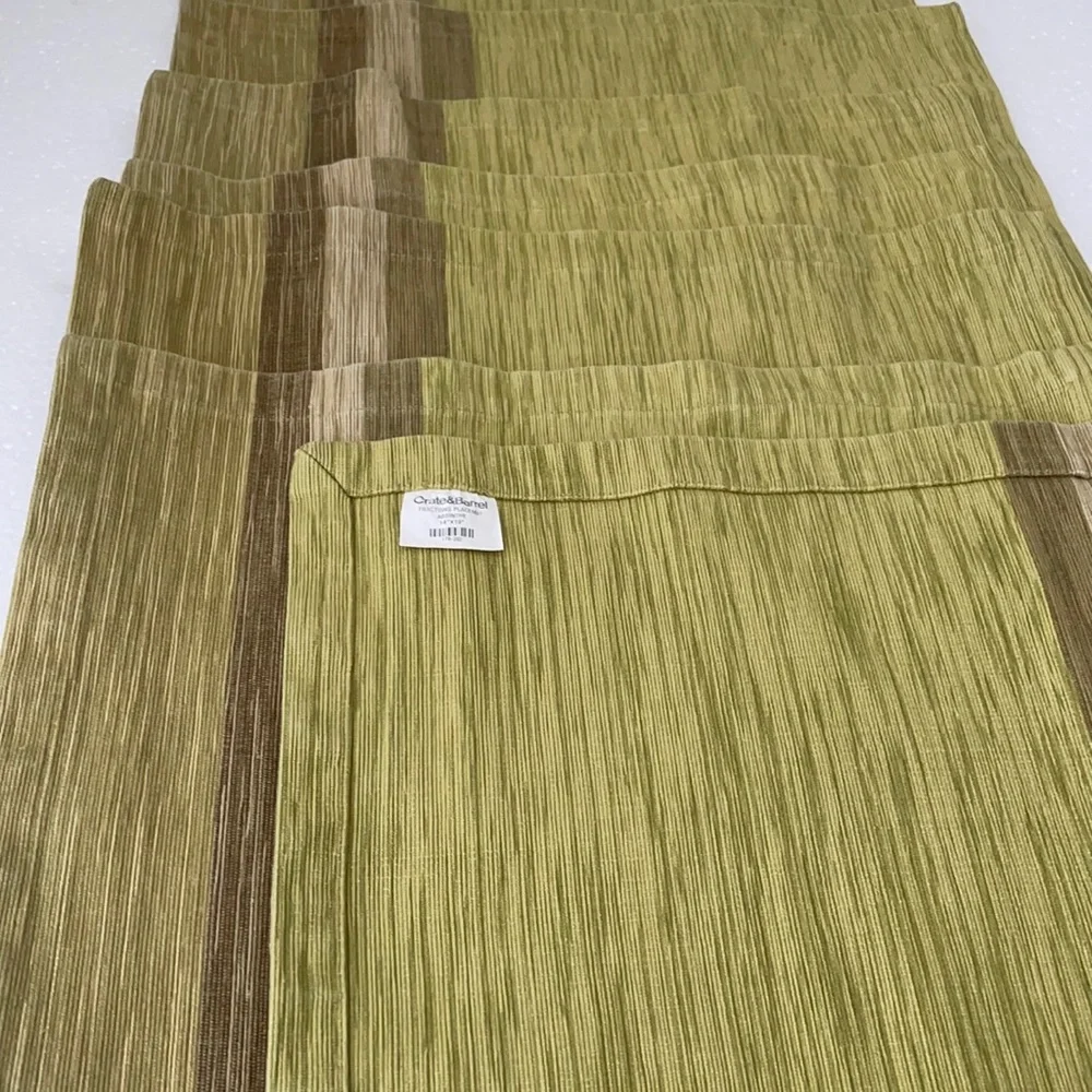 Crate & Barrel Fractions Placemats (7)